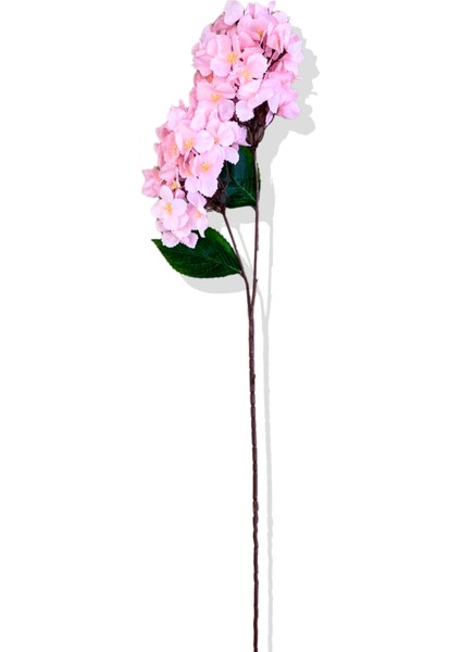 Yapay Pembe Tek Dal Ortanca 90 cm