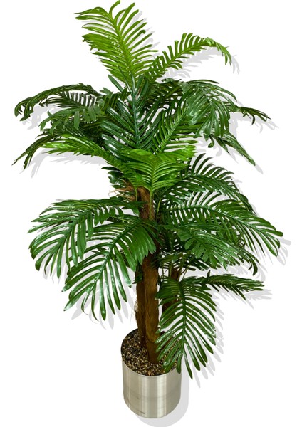 Yapay 3 Gövde Areka 180 cm 30X30 Galvaniz Saksı modelleri