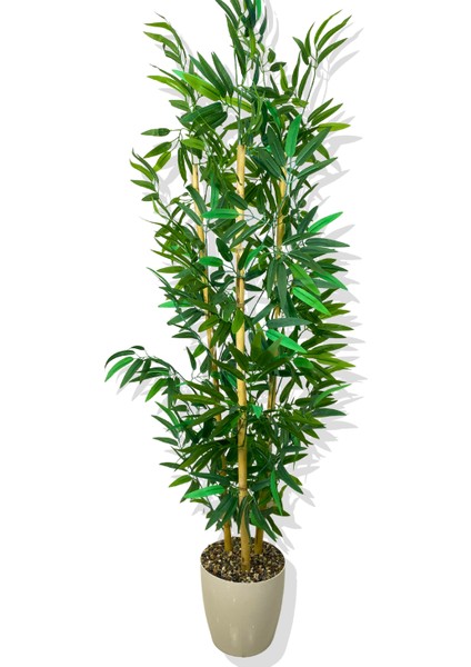 Yapay Yapraklı Bambu Ağacı 3 Bambu'lu 140 cm fiyatları