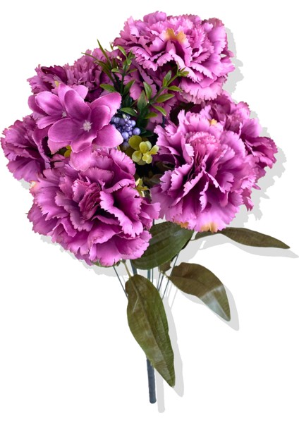 Yapay Fuşya Karanfil Demeti 50 cm 11 Dal fiyatları