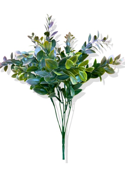 Yapay Pembe Ruscus Bitkisi 40 cm 5 Dal