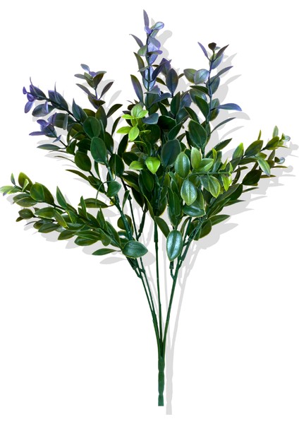 Yapay Pembe Ruscus Bitkisi 40 cm 5 Dal