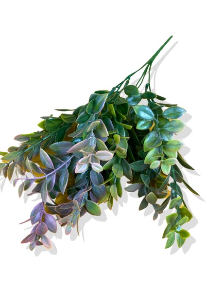 Yapay Pembe Ruscus Bitkisi 40 cm 5 Dal
