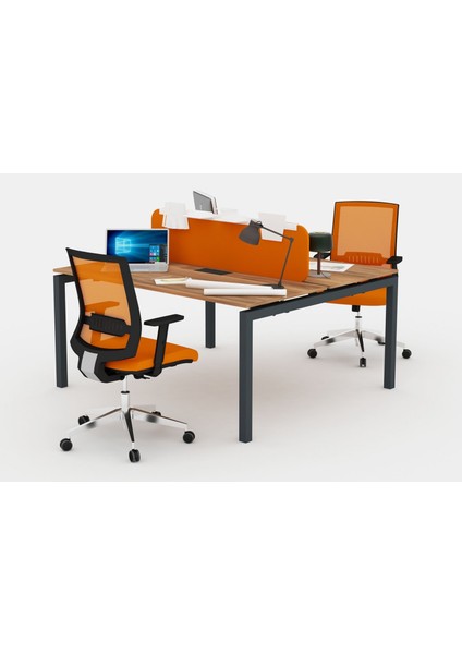 Galaxy Ikili 120 cm Çalışma Ofis Masa Workstation (Minyatür/antrasit) fiyatları