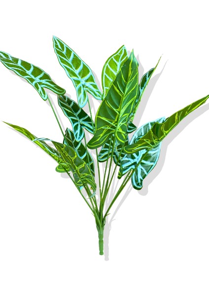 Yapay Alocasia Bitki Demeti 60 cm 12 Dal