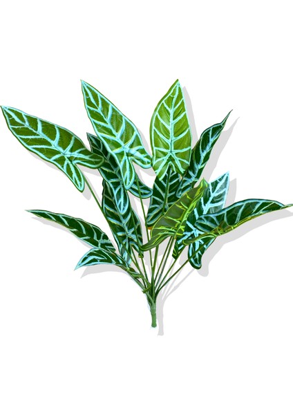 Yapay Alocasia Bitki Demeti 60 cm 12 Dal fiyatları