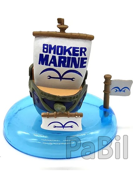 One Piece Anime Manga Aksiyon Figür Gemi - Sumoker's Marine 6 cm