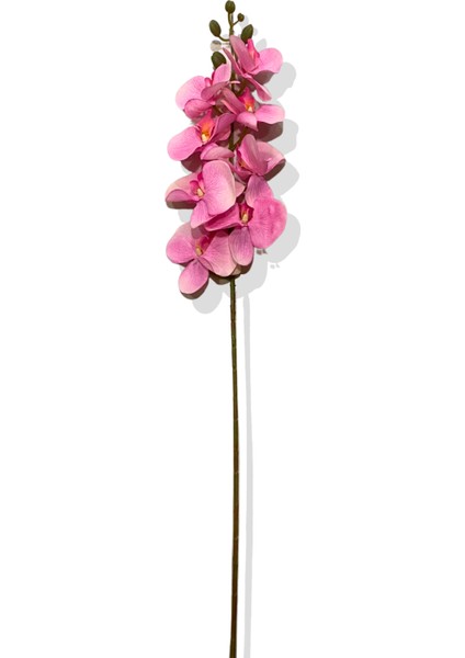 Yapay Tek Dal Pembe Lüx Orkide 95 cm