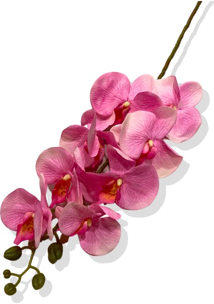 Yapay Tek Dal Pembe Lüx Orkide 95 cm
