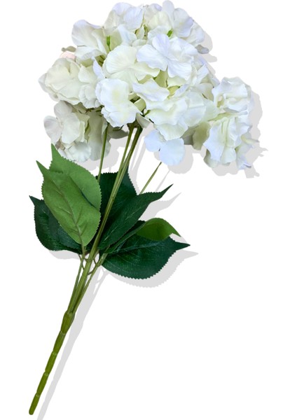 Yapay Beyaz Ortanca Demeti 35 cm 5 Dal fiyatları