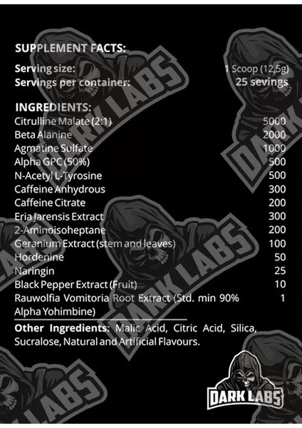 Crack Gold Limited Edition Özel Seri Preworkout