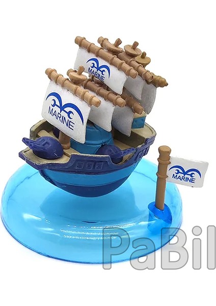 One Piece Anime Manga Aksiyon Figür Gemi - Marine Ship 6 cm