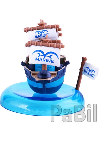 One Piece Anime Manga Aksiyon Figür Gemi - Marine Ship 6 cm fiyatları