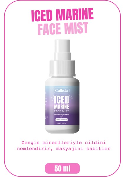 Callista Iced Marine Face Mist Makyaj Sabitleyici