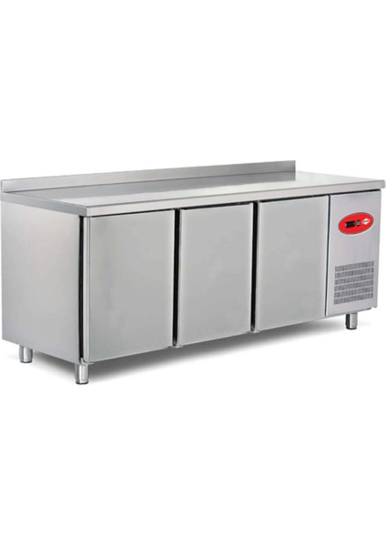 EMP.200.60.01 Tezgah Tipi Buzdolabı (Fanlı) 3 Kapılı 200X60X85 cm