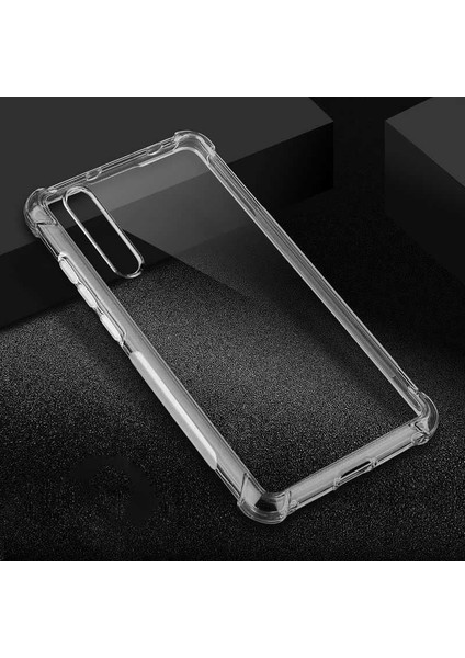 Huawei P20 Pro Kılıf Antishock Ultra Koruma Sert Silikon Şeffaf