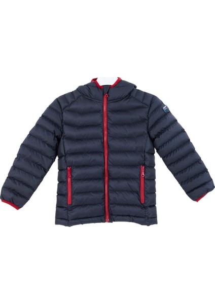 Kısa Sabit Kapşonlu Dolgulu Erkek Çocuk Şişme Mont 7093E fırsatları