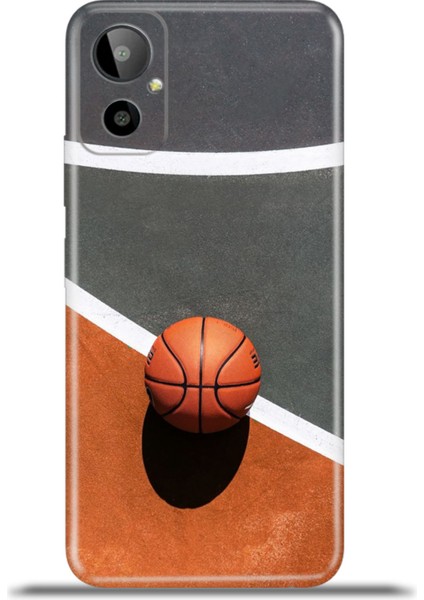 General Mobile Gm 23 Se Kılıf Esnek Silikon Kamera Koruma 4K Desenli Özel Tasarım - Basketbol Topu
