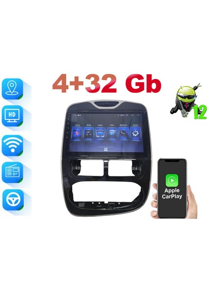 Renault Clio 4 10" 2013-2015 Multimedya Kamera