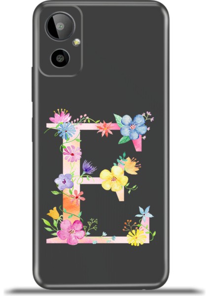 General Mobile Gm 23 Se Kılıf Esnek Silikon Kamera Koruma Kişiye Özel Harfler Kai - E Harfi