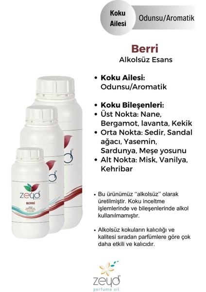 Berri Litrelik Parfüm Esansı - 250 ml Extra