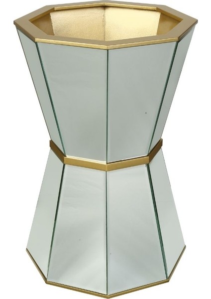 Farma Aynalı Saksı Gold AK.PCS-2817A