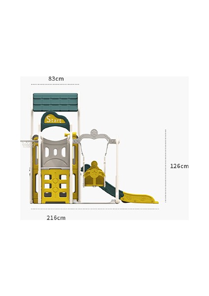 OSER DIŞ TİCARET Tek Kuleli Kaydıraklı Salıncaklı Oyun Aktivite Merkezi Anaokulu Kaydıraklı Salıncak Oyun Merkezi fiyatları