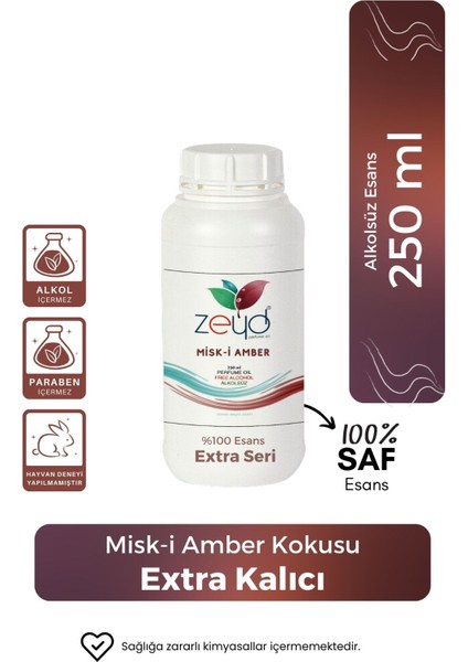 Misk-I Amber Litrelik Parfüm Esansı - 250 ml Extra