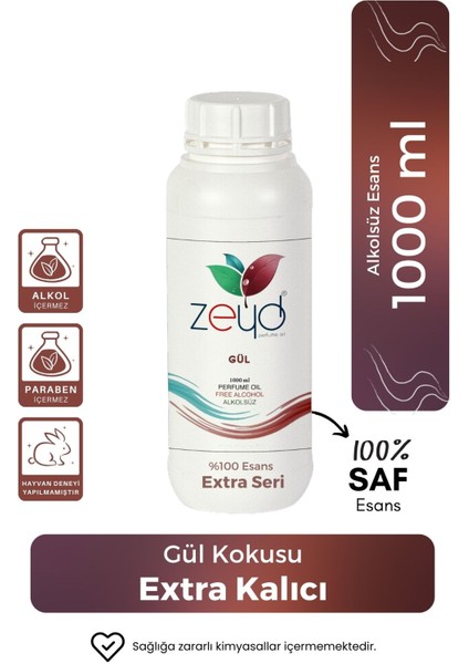 Gül Litrelik Parfüm Esansı - 1000 ml Extra