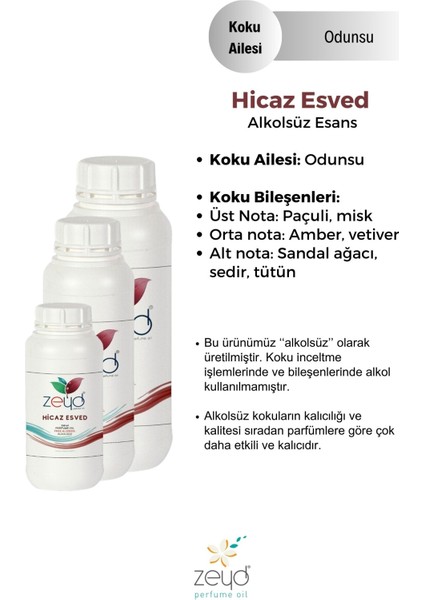 Hicaz Esved Litrelik Parfüm Esansı - 250 ml