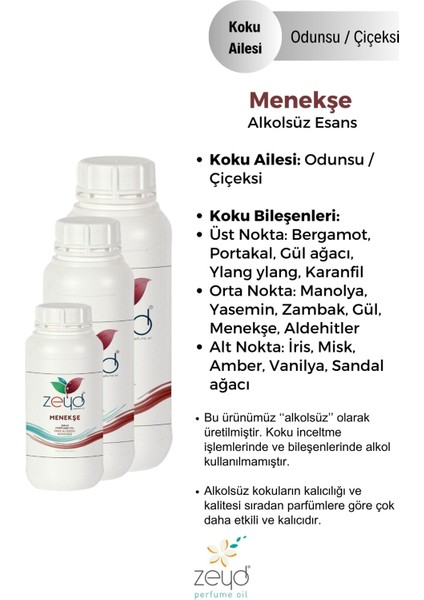 Menekşe Litrelik Parfüm Esansı - 500 ml Extra