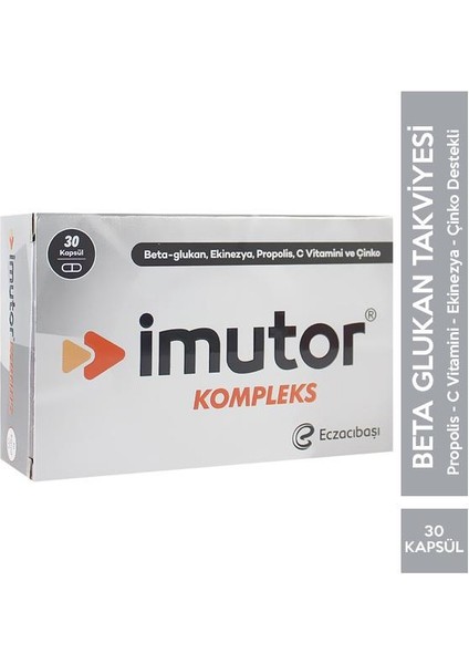 Imutor Beta Glukan 30 Kapsül