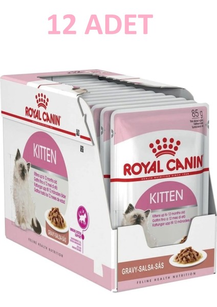 Kitten Gravy Pouch 85 G x 12 Adet