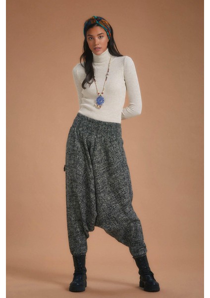 Nopeli Kışlık Şalvar Pantolon modelleri