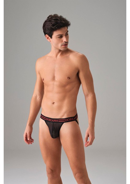 Erkek Fantezi File Detaylı Jockstrap String 1006