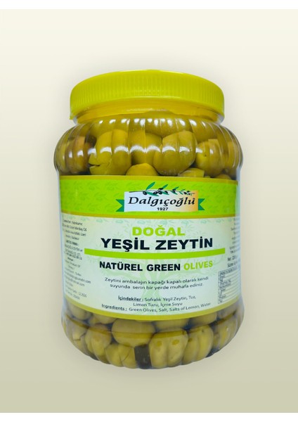 Kırma Zeytin Ayvalık Yeşil Zeytin 2000 cc