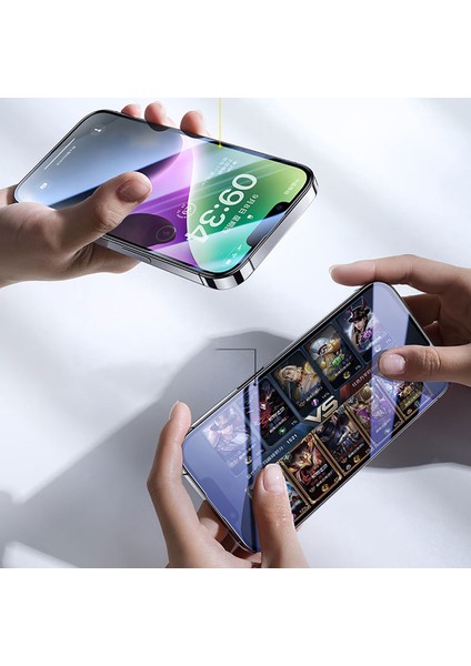iPhone 13 Pro Uyumlu Hidrofobik Warrior Hardness Oleofobik Cam Ekran Koruyucu 2 Adet indirimleri