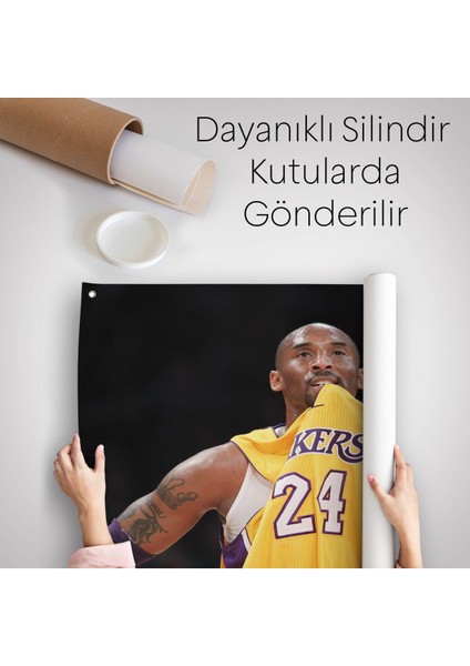 Kobe Bryant Kanvas Duvar ÖRTÜSÜ-HALISI-5140