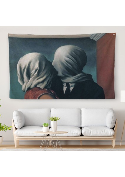 Rene Magritte The Lovers Duvar ÖRTÜSÜ-HALISI-5161