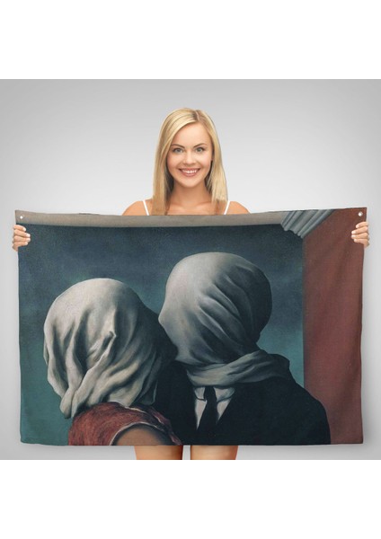 Rene Magritte The Lovers Duvar ÖRTÜSÜ-HALISI-5161