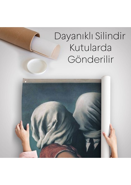 Rene Magritte The Lovers Duvar ÖRTÜSÜ-HALISI-5161