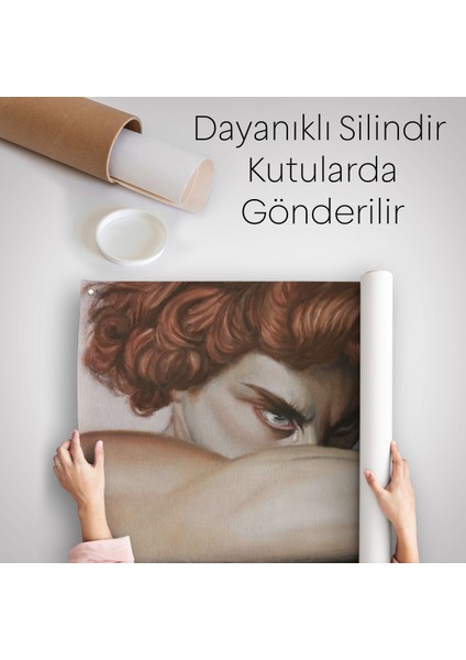 Düşmüş Meleğin Gözyaşları Duvar Halısı Alexandre Cabanel Fallen Angel's Eyes Duvar Örtüsü 5384
