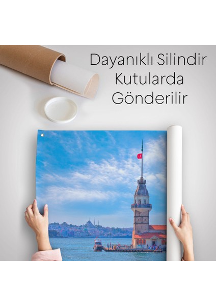 Kız Kulesi Dekoratif Kanvas Duvar ÖRTÜSÜ-HALISI-6513