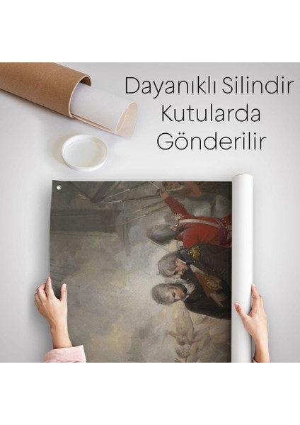 San Nicolas'ın St Vincent'ta Teslim Olması Reprodüksiyon Duvar Örtüsü - HALISI-6277