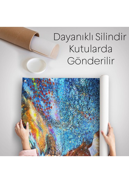 Su Altında Yüzen Kız Duvar ÖRTÜSÜ-HALISI-6334