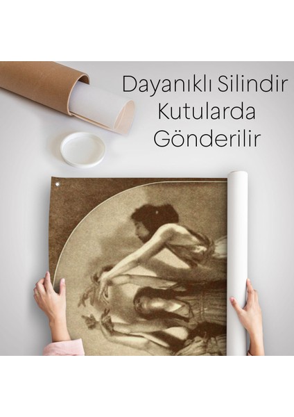 Şabat Ayinin De Dans Eden Kadınlar Dekoratif Duvar Örtüsü-Halısı Halloween -6385