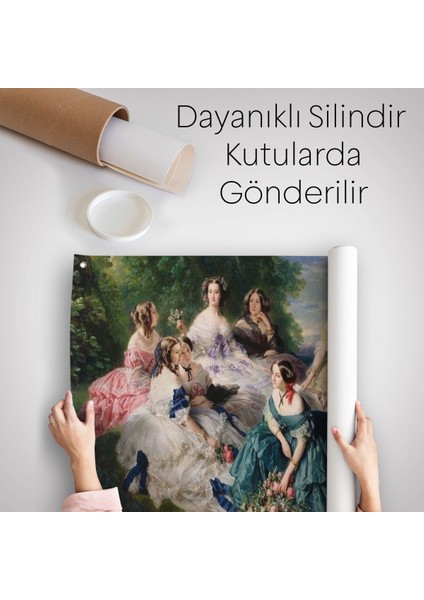 Imparatoriçe Eugenie ve Leydileri Duvar Örtüsü-Halısı - The Empress EUGÉNIE-6570