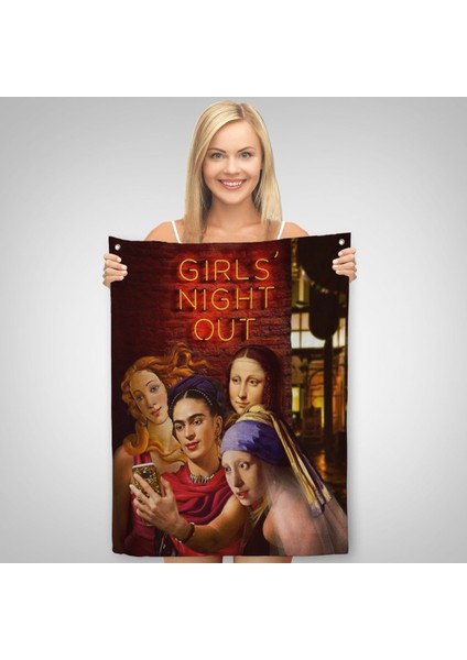Kızlar Gecesi, Girls Night Out, Dekoratif Duvar Örtüsü - HALISI-6112 fiyatları