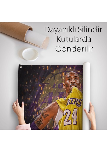 Bansky'nin Çiçek Atan Adam Eseri Kanvas Duvar ÖRTÜSÜ-HALISI-5020