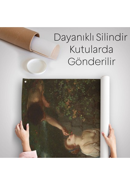 Kiraz Toplayan Sevgililer Duvar Örtüsü - HALISI-6255